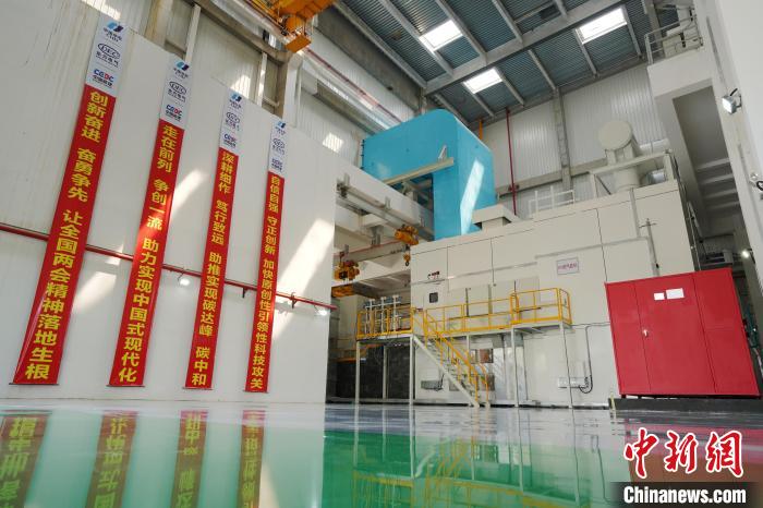 全国产化F级50兆瓦重型燃气轮机机组。　中国东方电气集团有限公司供图